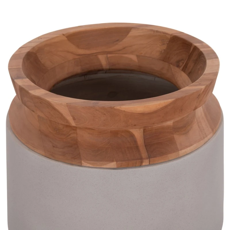 ΔΙΑΚΟΣΜΗΤΙΚΑ ΒΑΖΑ ΔΑΠΕΔΟΥ 2ΤΜΧ LINTER HM21140.03 FIBER CEMENT ΓΚΡΙ-ΞΥΛΟ ΤΕΑΚ 47Υ & 60Υεκ