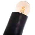 ΔΙΑΚΟΣΜΗΤΙΚΟ ΦΩΤΙΣΤΙΚΟ ΔΑΠΕΔΟΥ TUSKEN HM4702.01 FIBER CEMENT-ΜΑΥΡΟ 50x43x145Υεκ.