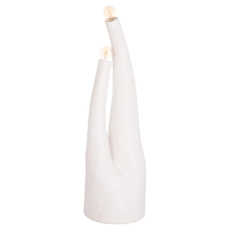 ΔΙΑΚΟΣΜΗΤΙΚΟ ΦΩΤΙΣΤΙΚΟ ΔΑΠΕΔΟΥ TUSKEN HM4702.02 FIBER CEMENT-ΛΕΥΚΟ 50x43x145Υεκ