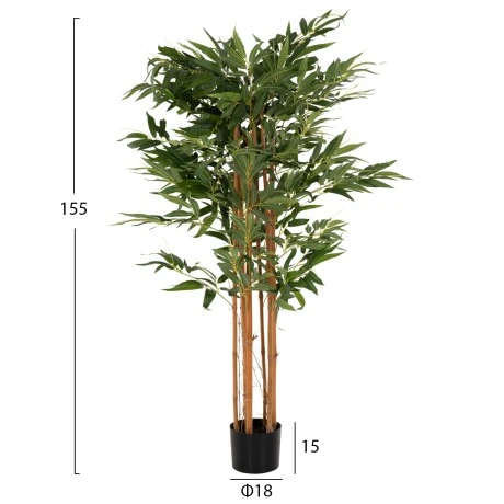 ΔΙΑΚΟΣΜΗΤΙΚΟ ΣΥΝΘΕΤΙΚΟ ΦΥΤΟ HM4003 BAMBOO ΣΕ ΓΛΑΣΤΡΑ 155Υεκ.