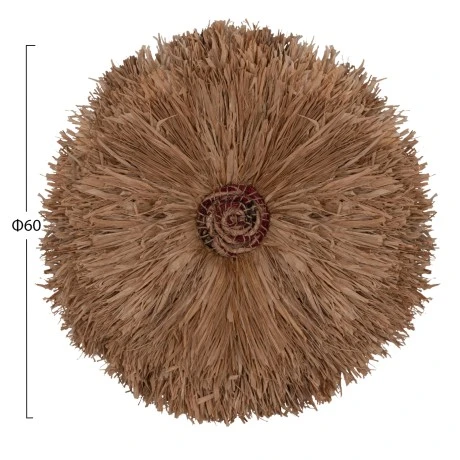 ΔΙΑΚΟΣΜΗΤΙΚΟ ΤΟΙΧΟΥ ΣΤΡΟΓΓΥΛΟ ABOR HM4717 ΙΝΕΣ SISAL ΦΥΣΙΚΟ Φ60εκ.