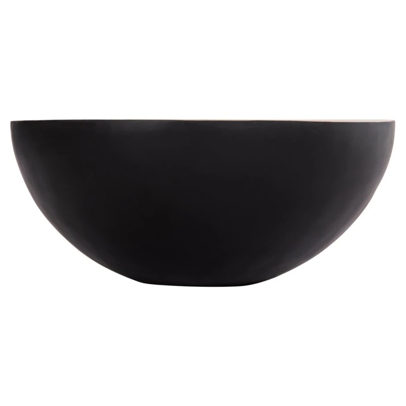 ΔΙΑΚΟΣΜΗΤΙΚΟ ΤΡΑΠΕΖΙ ΣΑΛΟΝΙΟΥ BOWL Φ90X37,5Yεκ. ΜΑΥΡΟ ΜΕ ΞΥΛΟ ΑΚΑΚΙΑΣ HM8717.21