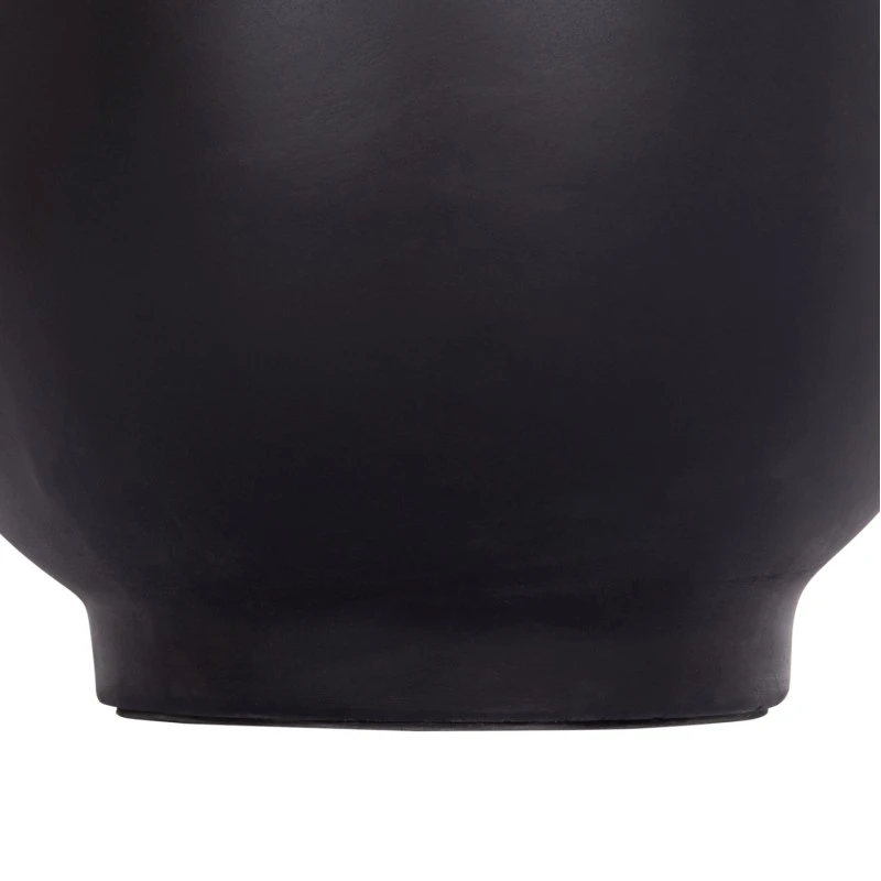 ΔΙΑΚΟΣΜΗΤΙΚΟ ΒΑΖΟ ΔΑΠΕΔΟΥ LINTER HM4662.01S FIBER CEMENT ΜΑΥΡΟ--ΞΥΛΟ ΤΕΑΚ Φ34x60Υεκ.