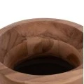 ΔΙΑΚΟΣΜΗΤΙΚΟ ΒΑΖΟ ΔΑΠΕΔΟΥ LINTER HM4662.03S FIBER CEMENT ΓΚΡΙ--ΞΥΛΟ ΤΕΑΚ Φ34x60Υεκ.