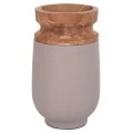 ΔΙΑΚΟΣΜΗΤΙΚΟ ΒΑΖΟ ΔΑΠΕΔΟΥ LINTER HM4662.05S FIBER CEMENT ΓΚΡΙ ΜΑΤ--ΞΥΛΟ ΤΕΑΚ Φ34x60Υεκ