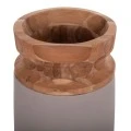 ΔΙΑΚΟΣΜΗΤΙΚΟ ΒΑΖΟ ΔΑΠΕΔΟΥ LINTER HM4662.05S FIBER CEMENT ΓΚΡΙ ΜΑΤ--ΞΥΛΟ ΤΕΑΚ Φ34x60Υεκ