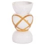 ΔΙΑΚΟΣΜΗΤΙΚΟ ΒΑΖΟ ΔΑΠΕΔΟΥ MAYNARD HM4672.02S TERRACOTTA ΛΕΥΚΟ--RATTAN Φ27.5x50Υεκ