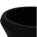 ΔΙΑΚΟΣΜΗΤΙΚΟ ΒΑΖΟ ΔΑΠΕΔΟΥ NEBULA HM4660.01S FIBER CEMENT ΜΑΥΡΟ--ΞΥΛΟ ΤΕΑΚ Φ45x115Υεκ