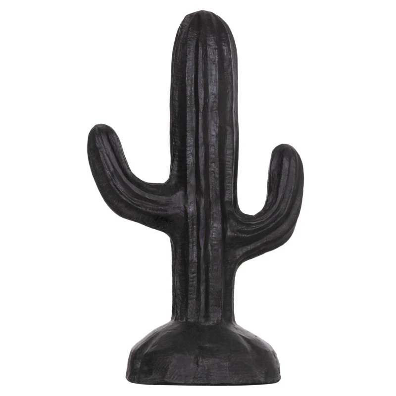 ΔΙΑΚΟΣΜΗΤΙΚΟΣ ΚΑΚΤΟΣ ΔΑΠΕΔΟΥ CACTUS HM4386.01S ΓΥΨΟΣ ΣΕ ΜΑΥΡΟ 42x30x74Υεκ.