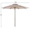 ΑΝΤΑΛΛΑΚΤΙΚΟ SPUN POLYESTER ΠΑΝΙ ΜΠΕΖ Φ300εκ. ΓΙΑ ΟΜΠΡΕΛΑ HM6603.02 (στρογγυλή)