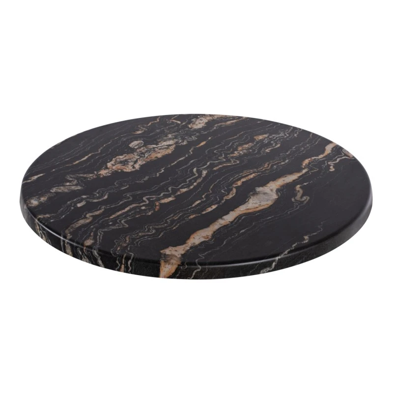 ΕΠΙΦΑΝΕΙΑ ΤΡΑΠΕΖΙΟΥ Φ60Χ2.5εκ. 5787 WERZALIT BLACK GOLD MARBLE HM5227.15