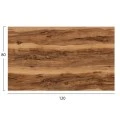 ΕΠΙΦΑΝΕΙΑ ΤΡΑΠΕΖΙΟΥ HPL ΟΡΘΟΓΩΝΙΑ HM5840.30 INDIAN SHEESHAM 120x80εκ.