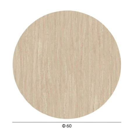 ΕΠΙΦΑΝΕΙΑ ΤΡΑΠΕΖΙΟΥ HPL ΣΤΡΟΓΓΥΛΗ HM5841.35 TRAVERTINE Φ60εκ.