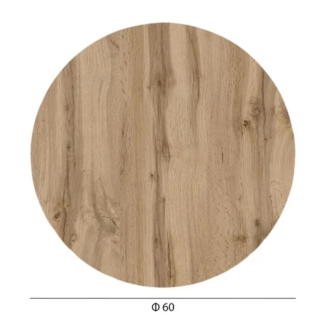 ΕΠΙΦΑΝΕΙΑ ΤΡΑΠΕΖΙΟΥ HPL ΣΤΡΟΓΓΥΛΗ HM5841.36 SONAMA OAK Φ60εκ.