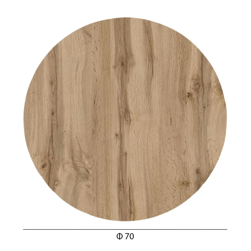 ΕΠΙΦΑΝΕΙΑ ΤΡΑΠΕΖΙΟΥ HPL ΣΤΡΟΓΓΥΛΗ HM5842.36 SONAMA OAK Φ70εκ.