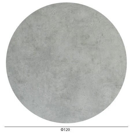 ΕΠΙΦΑΝΕΙΑ ΤΡΑΠΕΖΙΟΥ HPL ΣΤΡΟΓΓΥΛΗ HM6351.32 CEMENT Φ120εκ.