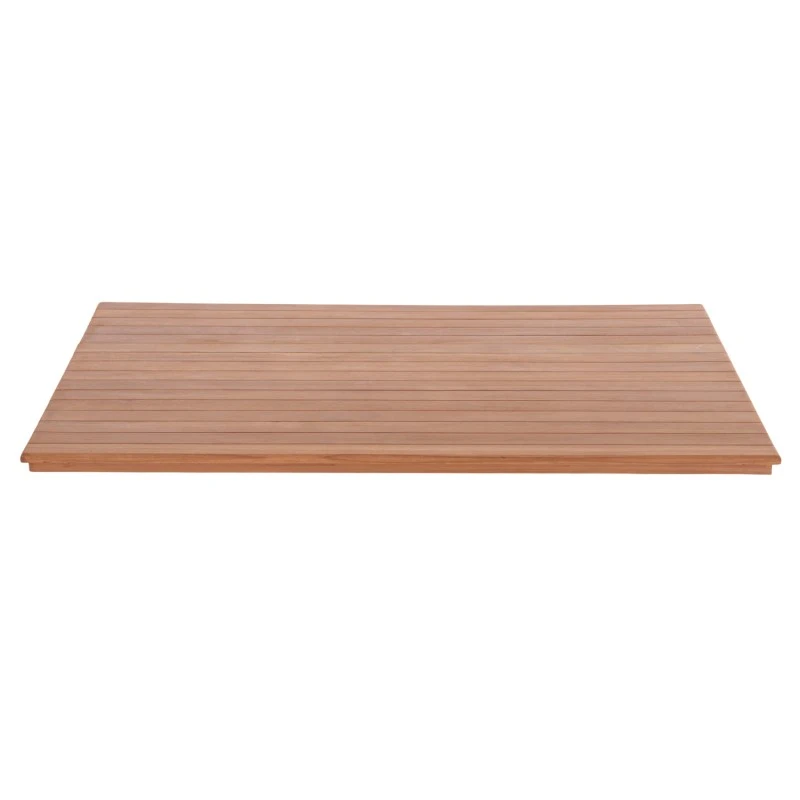 ΕΠΙΦΑΝΕΙΑ ΤΡΑΠΕΖΙΟΥ ΟΡΘΟΓΩΝΙΑ HM18138 ΞΥΛΟ TEAK--ΦΥΣΙΚΟ 120x80x4(πάχος)εκ.