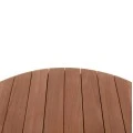 ΕΠΙΦΑΝΕΙΑ ΤΡΑΠΕΖΙΟΥ ΣΤΡΟΓΓΥΛΗ HM18132 ΞΥΛΟ TEAK--ΦΥΣΙΚΟ Φ60x4(πάχος)εκ.