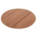 ΕΠΙΦΑΝΕΙΑ ΤΡΑΠΕΖΙΟΥ ΣΤΡΟΓΓΥΛΗ HM18134 ΞΥΛΟ TEAK--ΦΥΣΙΚΟ Φ80x4(πάχος)εκ.