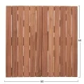 ΕΠΙΦΑΝΕΙΑ ΤΡΑΠΕΖΙΟΥ ΤΕΤΡΑΓΩΝΗ HM18135 ΞΥΛΟ TEAK--ΦΥΣΙΚΟ 60x60x4(πάχος)εκ.