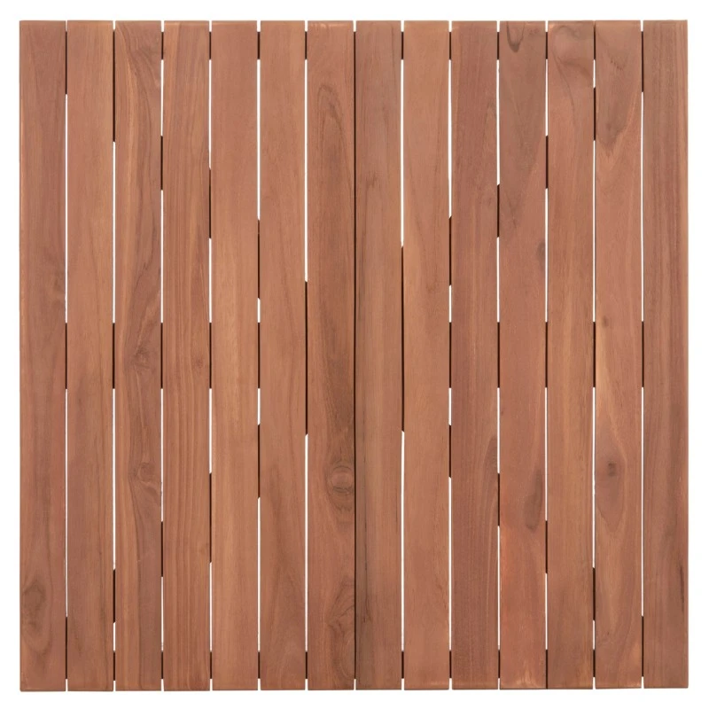ΕΠΙΦΑΝΕΙΑ ΤΡΑΠΕΖΙΟΥ ΤΕΤΡΑΓΩΝΗ HM18136 ΞΥΛΟ TEAK--ΦΥΣΙΚΟ 70x70x4(πάχος)εκ.