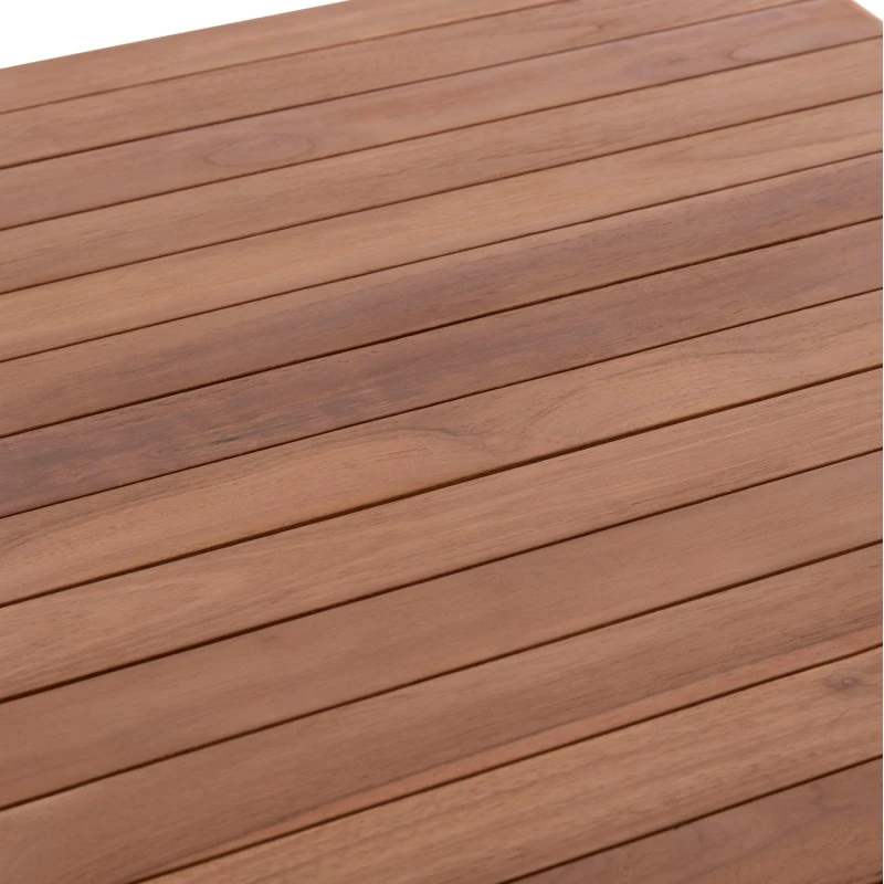 ΕΠΙΦΑΝΕΙΑ ΤΡΑΠΕΖΙΟΥ ΤΕΤΡΑΓΩΝΗ HM18137 ΞΥΛΟ TEAK--ΦΥΣΙΚΟ 80x80x4(πάχος)εκ.