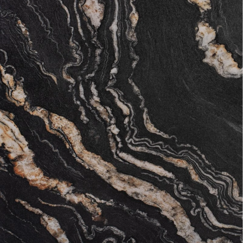 ΕΠΙΦΑΝΕΙΑ ΤΡΑΠΕΖΙΟΥ ΤΕΤΡΑΓΩΝΗ 5787 WERZALIT 80X80 εκ. BLACK GOLD MARBLE HM5231.15
