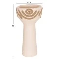 ΕΠΙΤΡΑΠΕΖΙΟ ΔΙΑΚΟΣΜΗΤΙΚΟ DEAN HM4679.02 ΚΡΕΜ ΤΕΡΑΚΟΤΑ & ΣΧΟΙΝΙ AGEL Φ18x35Υεκ