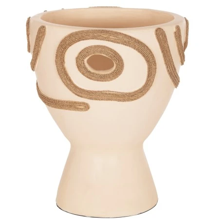 ΕΠΙΤΡΑΠΕΖΙΟ ΔΙΑΚΟΣΜΗΤΙΚΟ ΒΑΖΟ DEAN HM4678.02 ΤΕΡΑΚΟΤΑ ΣΕ ΚΡΕΜ--Φ25x28Υεκ.