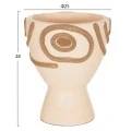 ΕΠΙΤΡΑΠΕΖΙΟ ΔΙΑΚΟΣΜΗΤΙΚΟ ΒΑΖΟ DEAN HM4678.02 ΤΕΡΑΚΟΤΑ ΣΕ ΚΡΕΜ--Φ25x28Υεκ.