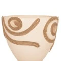 ΕΠΙΤΡΑΠΕΖΙΟ ΔΙΑΚΟΣΜΗΤΙΚΟ ΒΑΖΟ DEAN HM4678.02 ΤΕΡΑΚΟΤΑ ΣΕ ΚΡΕΜ--Φ25x28Υεκ.