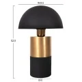 ΕΠΙΤΡΑΠΕΖΙΟ ΦΩΤΙΣΤΙΚΟ PUNE HM4245.04 ΜΕΤΑΛΛΟ ΣΕ DARK OLIVE-ΧΡΥΣΟ Φ20,5x32,5Υεκ.