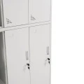 ΦΟΡΙΑΜΟΣ ΜΕΤΑΛΛΙΚΟΣ BRAILA HM5546.11 6 ΝΤΟΥΛΑΠΑΚΙΑ ΜΕ ΚΛΕΙΔΑΡΙΕΣ-ΓΚΡΙ 90x45x185Υεκ.