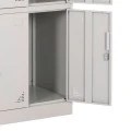 ΦΟΡΙΑΜΟΣ ΜΕΤΑΛΛΙΚΟΣ MALMOE HM5636.11 9 ΝΤΟΥΛΑΠΑΚΙΑ ΜΕ ΚΛΕΙΔΑΡΙΕΣ-ΓΚΡΙ 90x45x185Υεκ.