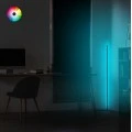 ΦΩΤΙΣΤΙΚΟ ΔΑΠΕΔΟΥ ΜΑΥΡΟ ΜΕ RGB LED & ΑΣΥΡΜΑΤΟ ΧΕΙΡΙΣΤΗΡΙΟ HM7309 30x30x120 εκ.