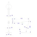 ΦΩΤΙΣΤΙΚΟ ΓΡΑΦΕΙΟΥ LED BLAIN PRO HM4454.01 ΛΕΥΚΗ ΒΑΣΗ ABS-ΓΚΡΙ ΑΛΟΥΜΙΝΙΟ 51,8x40Υεκ.