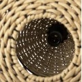 ΦΩΤΙΣΤΙΚΟ ΟΡΟΦΗΣ ΚΡΕΜΑΣΤΟ HM4346 ΑΠΟ PAPER ROPE ΜΠΕΖ ΚΑΙ ΜΑΥΡΟ Φ55,5x44Υεκ.