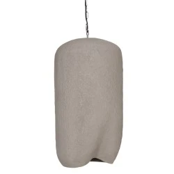 ΦΩΤΙΣΤΙΚΟ ΟΡΟΦΗΣ ΚΡΕΜΑΣΤΟ LOGKY HM4704.03L--FIBER CEMENT ΓΚΡΙ 35x35x67Υεκ