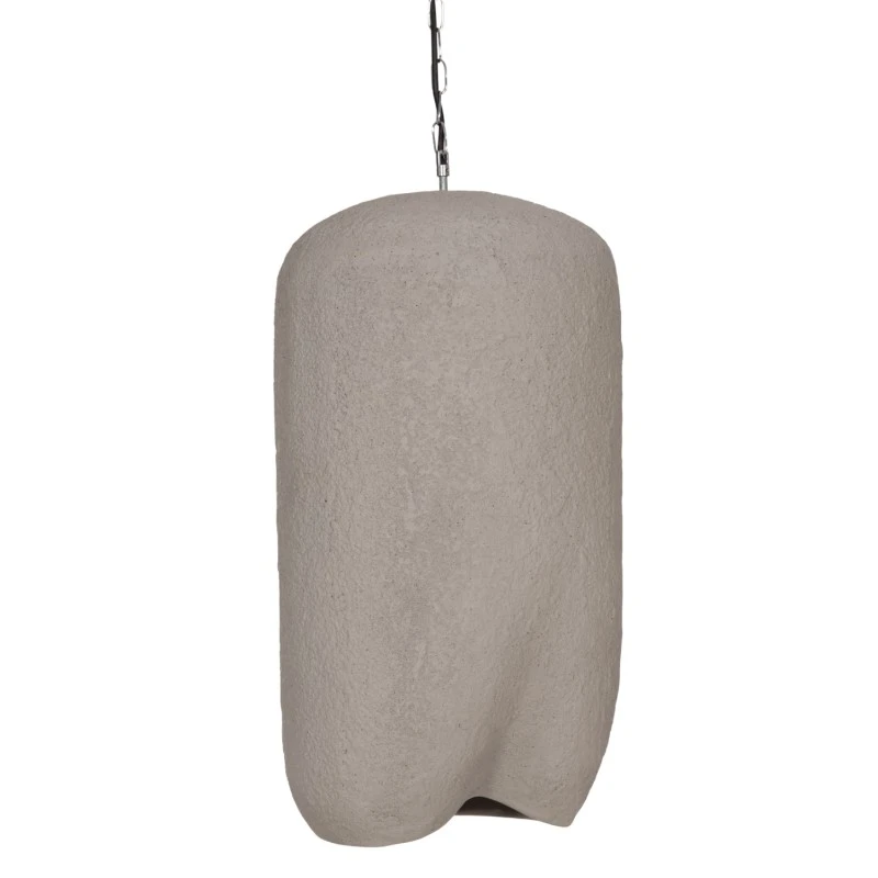 ΦΩΤΙΣΤΙΚΟ ΟΡΟΦΗΣ ΚΡΕΜΑΣΤΟ LOGKY HM4704.03L--FIBER CEMENT ΓΚΡΙ 35x35x67Υεκ