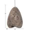 ΦΩΤΙΣΤΙΚΟ ΟΡΟΦΗΣ ΜΕ ΟΨΗ ΠΕΤΡΑΣ STONER (S) HM4417.04 ΓΚΡΙ--37x30x45Υεκ.