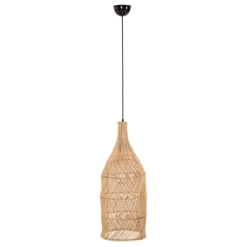 ΦΩΤΙΣΤΙΚΟ ΟΡΟΦΗΣ THEON HM7888 ΚΡΕΜΑΣΤΟ ΑΠΟ RATTAN ΣΕ ΦΥΣΙΚΟ ΧΡΩΜΑ Φ22x148Υ εκ.