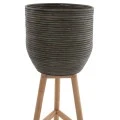 ΓΛΑΣΤΡΑ ΑΠΟ RATTAN ΚΑΙ BAMBOO HM7724 36Χ35Χ95Yεκ.ΦΥΣΙΚΟ - ΠΡΑΣΙΝΟ