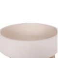 ΓΛΑΣΤΡΑ ΕΣ.ΧΩΡΟΥ FRELLO HM4674.02M ΛΕΥΚΟ FIBER CEMENT--TEAK ΒΑΣΗ 27x26,5x12Υεκ.
