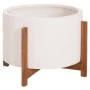 ΓΛΑΣΤΡΑ/ΚΑΣΠΟ ΕΣΩΤ.ΧΩΡΟΥ HOFF HM4682.02L FIBER CEMENT ΛΕΥΚΟ-TEAK ΒΑΣΗ Φ50x35Υεκ