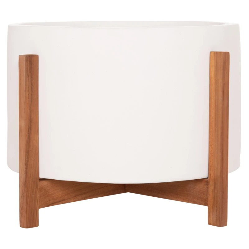 ΓΛΑΣΤΡΑ ΕΣΩΤ.ΧΩΡΟΥ HOFF HM4682.02L FIBER CEMENT ΛΕΥΚΟ-TEAK ΒΑΣΗ Φ50x35Υεκ