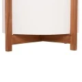 ΓΛΑΣΤΡΑ ΕΣΩΤ.ΧΩΡΟΥ HOFF HM4682.02L FIBER CEMENT ΛΕΥΚΟ-TEAK ΒΑΣΗ Φ50x35Υεκ