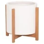 ΓΛΑΣΤΡΑ/ΚΑΣΠΟ ΕΣΩΤ.ΧΩΡΟΥ HOFF HM4682.02M FIBER CEMENT ΛΕΥΚΟ-TEAK ΒΑΣΗ Φ40x39Υεκ