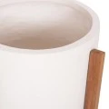 ΓΛΑΣΤΡΑ ΕΣΩΤ.ΧΩΡΟΥ HOFF HM4682.02M FIBER CEMENT ΛΕΥΚΟ-TEAK ΒΑΣΗ Φ40x39Υεκ