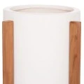 ΓΛΑΣΤΡΑ ΕΣΩΤ.ΧΩΡΟΥ HOFF HM4682.02S FIBER CEMENT ΛΕΥΚΟ-TEAK ΒΑΣΗ Φ33x42Υεκ