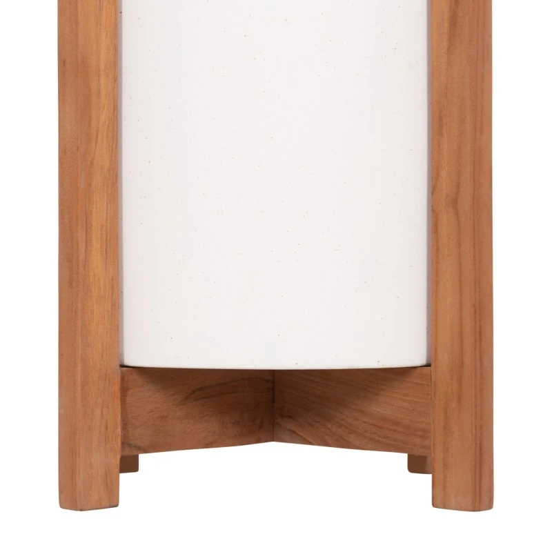 ΓΛΑΣΤΡΑ ΕΣΩΤ.ΧΩΡΟΥ HOFF HM4682.02S FIBER CEMENT ΛΕΥΚΟ-TEAK ΒΑΣΗ Φ33x42Υεκ